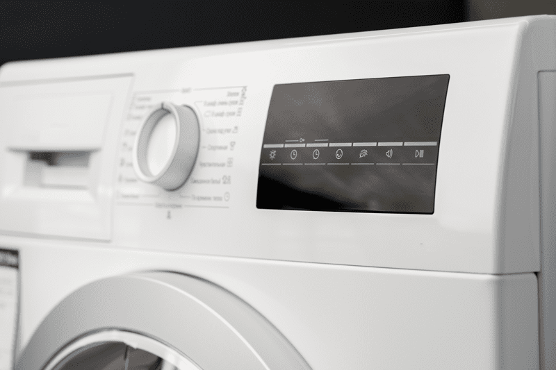 Resistiver Touchscreen in einer Waschmaschine als Bedienoberfläche